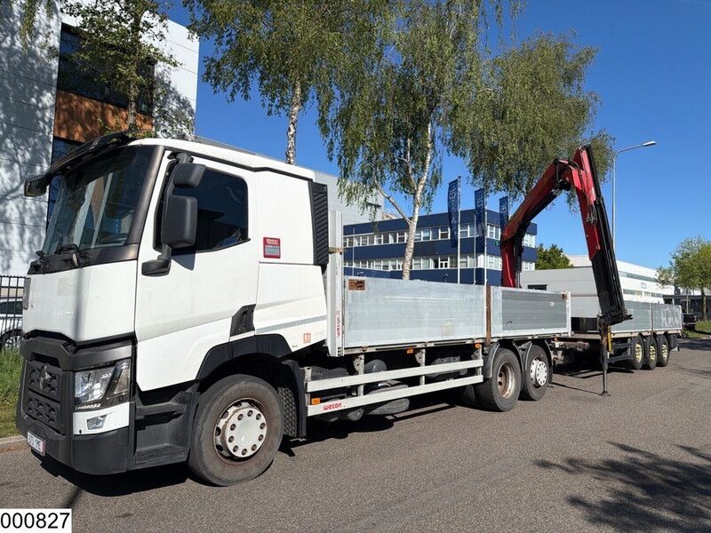 Renault T 440 EURO 6, Combi, PTO, Palfinger - Camión caja abierta, Camión grúa: foto 3 Renault T 440 EURO 6, Combi, PTO, Palfinger - Camión caja abierta, Camión grúa: foto 3