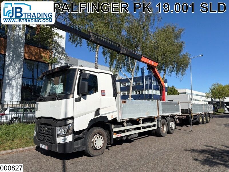 Renault T 440 EURO 6, Combi, PTO, Palfinger - Camión caja abierta, Camión grúa: foto 1 Renault T 440 EURO 6, Combi, PTO, Palfinger - Camión caja abierta, Camión grúa: foto 1