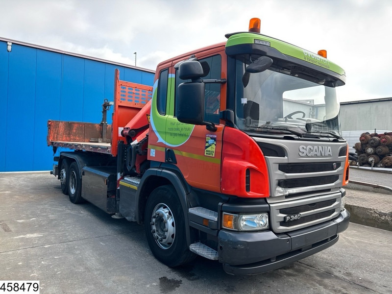 Scania P 340 6x2, CNG, Retarder, Palfinger, Remote - Volquete camión, Camión grúa: foto 3 Scania P 340 6x2, CNG, Retarder, Palfinger, Remote - Volquete camión, Camión grúa: foto 3