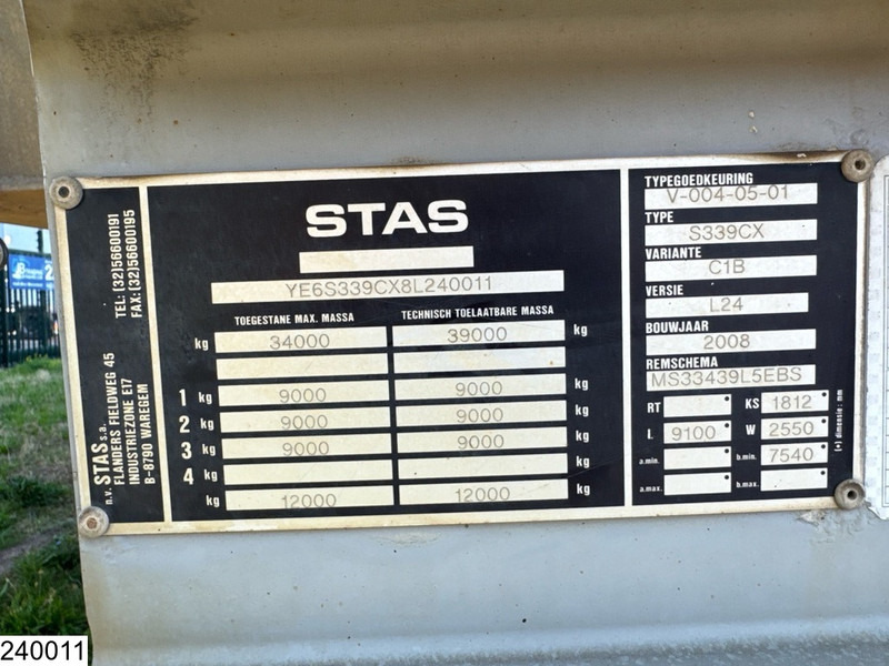 Stas kipper 26 m3 - Volquete semirremolque: foto 4 Stas kipper 26 m3 - Volquete semirremolque: foto 4