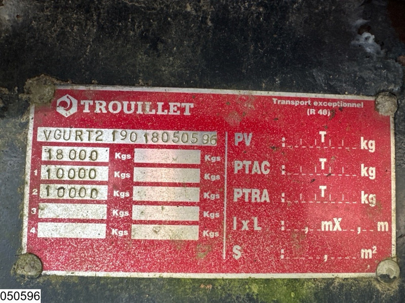 Trouillet Autonoom - Remolque plataforma/ Caja abierta: foto 4 Trouillet Autonoom - Remolque plataforma/ Caja abierta: foto 4