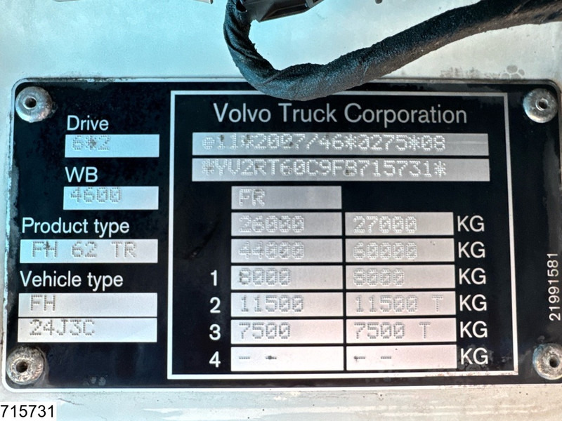 Volvo FH 540 6x2, EURO 6, Fassi, Dalby, Hydraulic - Multibasculante camión, Camión grúa: foto 5 Volvo FH 540 6x2, EURO 6, Fassi, Dalby, Hydraulic - Multibasculante camión, Camión grúa: foto 5