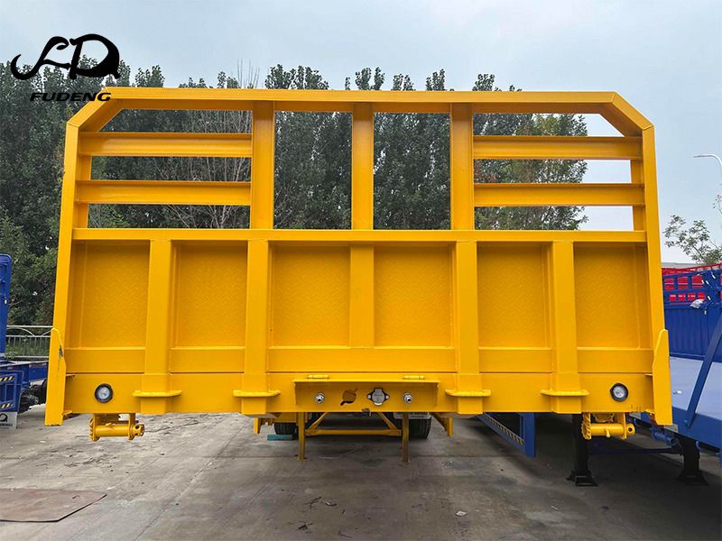 FUDENG 4Axle 60Ton Flatbed Trailer with Front Board - Semirremolque plataforma/ Caja abierta: foto 4 FUDENG 4Axle 60Ton Flatbed Trailer with Front Board - Semirremolque plataforma/ Caja abierta: foto 4