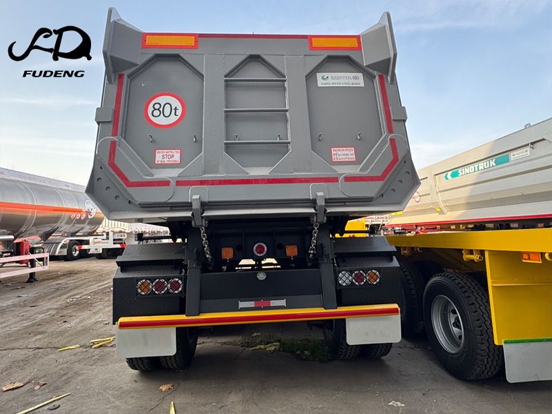FUDENG 80 Ton Tipper Semi Trailer - Volquete semirremolque: foto 4 FUDENG 80 Ton Tipper Semi Trailer - Volquete semirremolque: foto 4