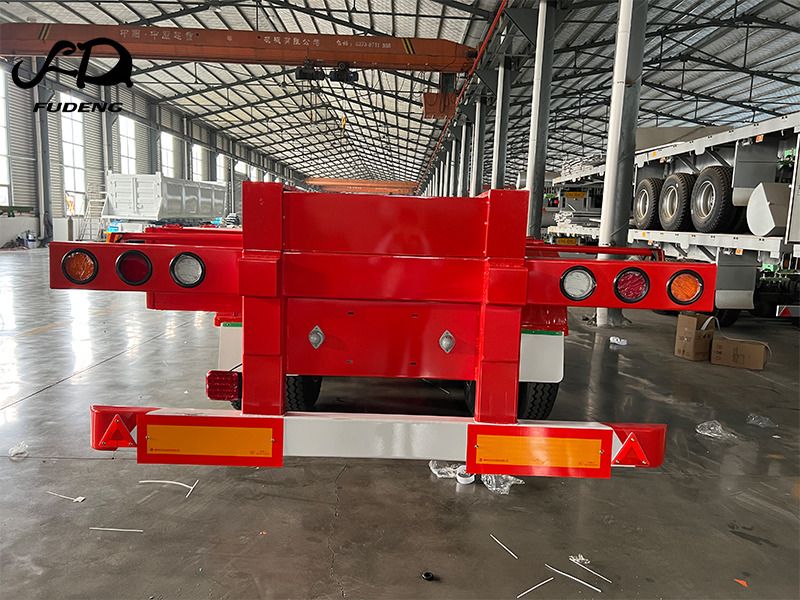 FUDENG 3 Axle Shipping Container Trailer for Sale - Portacontenedore/ Intercambiable semirremolque: foto 5 FUDENG 3 Axle Shipping Container Trailer for Sale - Portacontenedore/ Intercambiable semirremolque: foto 5