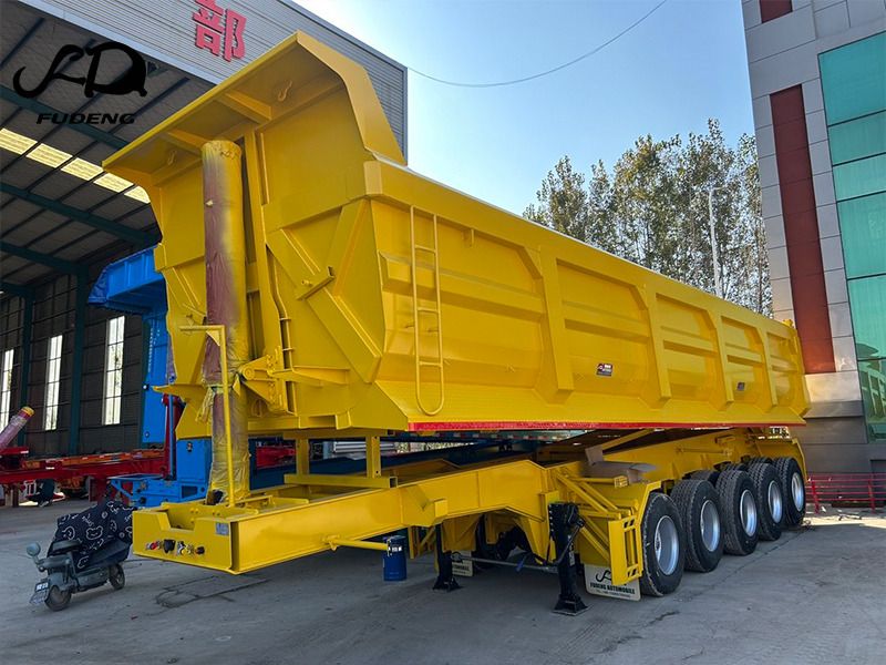 FUDENG 5 Axle 40 Cubic Tipper Semi Trailer - Volquete semirremolque: foto 1 FUDENG 5 Axle 40 Cubic Tipper Semi Trailer - Volquete semirremolque: foto 1