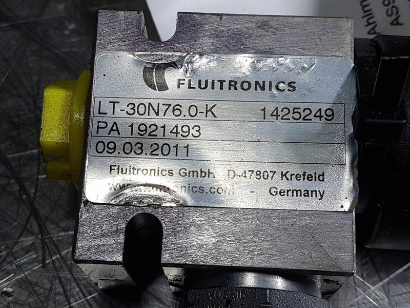 Ahlmann AS900-23108897-Fluitronics LT-30N76.0-K-Valve - Hidráulica: foto 3 Ahlmann AS900-23108897-Fluitronics LT-30N76.0-K-Valve - Hidráulica: foto 3