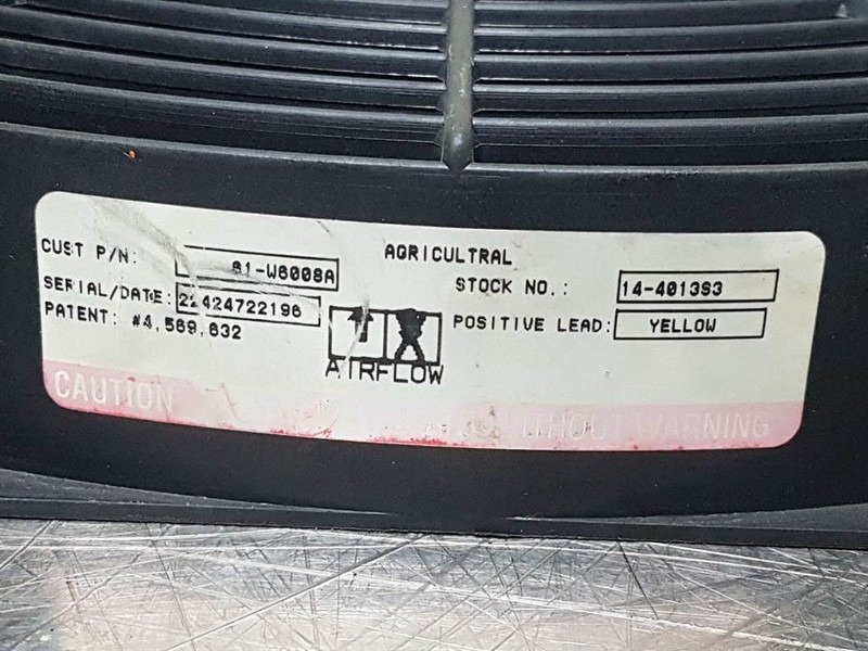 Ahlmann AZ210E-Spal 12VDC-Fan/Lüfter/Ventilator - Sistema eléctrico para Maquinaria de construcción: foto 4 Ahlmann AZ210E-Spal 12VDC-Fan/Lüfter/Ventilator - Sistema eléctrico para Maquinaria de construcción: foto 4