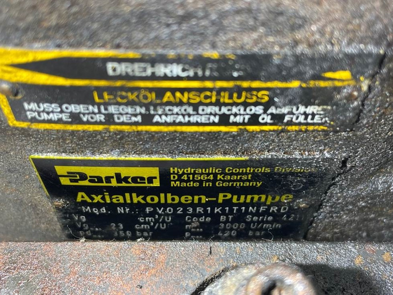Parker PV023R1K1T1NFRD - Load sensing pump - Hidráulica para Maquinaria de construcción: foto 4 Parker PV023R1K1T1NFRD - Load sensing pump - Hidráulica para Maquinaria de construcción: foto 4