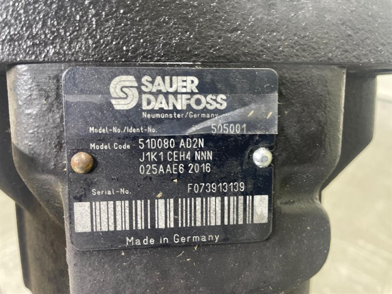 Sauer Danfoss 51D080AD2N-Drive motor/Fahrmotor/Rijmotor - Hidráulica para Maquinaria de construcción: foto 4 Sauer Danfoss 51D080AD2N-Drive motor/Fahrmotor/Rijmotor - Hidráulica para Maquinaria de construcción: foto 4