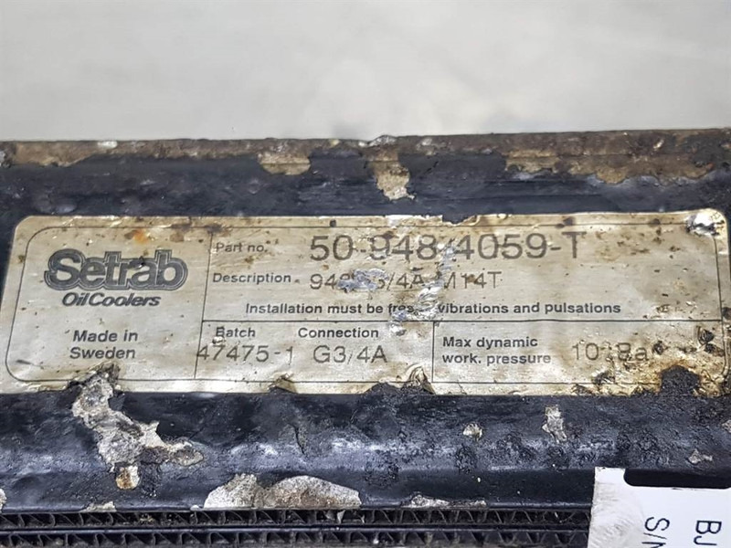 Setrab 50-948/4059-T - Oil cooler/Ölkühler/Oliekoe - Hidráulica para Maquinaria de construcción: foto 4 Setrab 50-948/4059-T - Oil cooler/Ölkühler/Oliekoe - Hidráulica para Maquinaria de construcción: foto 4