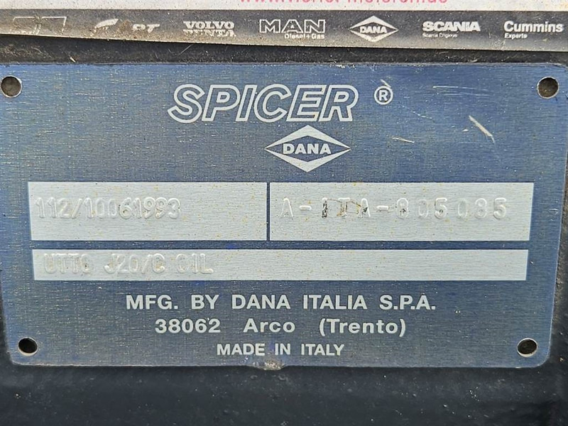 Eje y piezas para Maquinaria de construcción Spicer Dana 112/10061993 - Axle/Achse/As: foto 6