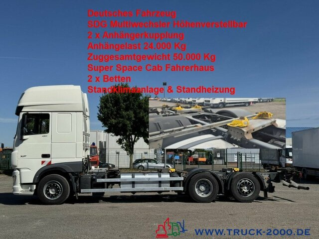 DAF 480 SSC BDF SDG Multiwechsler 2Betten Standklima - Portacontenedore/ Intercambiable camión: foto 1 DAF 480 SSC BDF SDG Multiwechsler 2Betten Standklima - Portacontenedore/ Intercambiable camión: foto 1