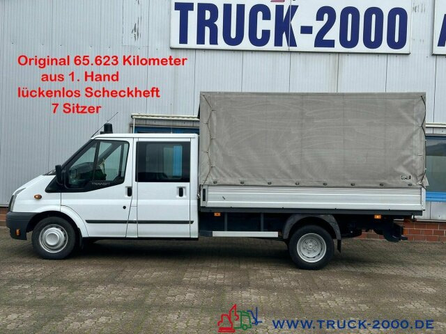 Ford Transit FT 460 DoKa 7 Sitzer Nur 65.623KM 1.Hand - Furgoneta con caja de lona, Furgoneta combi: foto 1 Ford Transit FT 460 DoKa 7 Sitzer Nur 65.623KM 1.Hand - Furgoneta con caja de lona, Furgoneta combi: foto 1