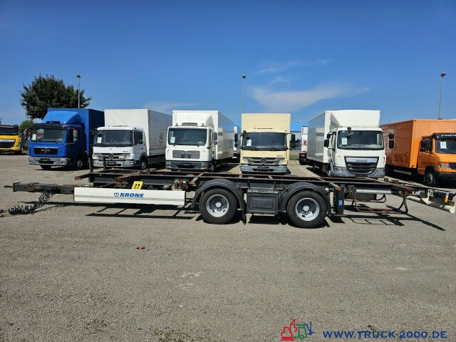 Krone ZZ18 XF0 Tandem Box Carrier - Luft - BPW Achsen - Portacontenedore/ Intercambiable remolque: foto 1 Krone ZZ18 XF0 Tandem Box Carrier - Luft - BPW Achsen - Portacontenedore/ Intercambiable remolque: foto 1