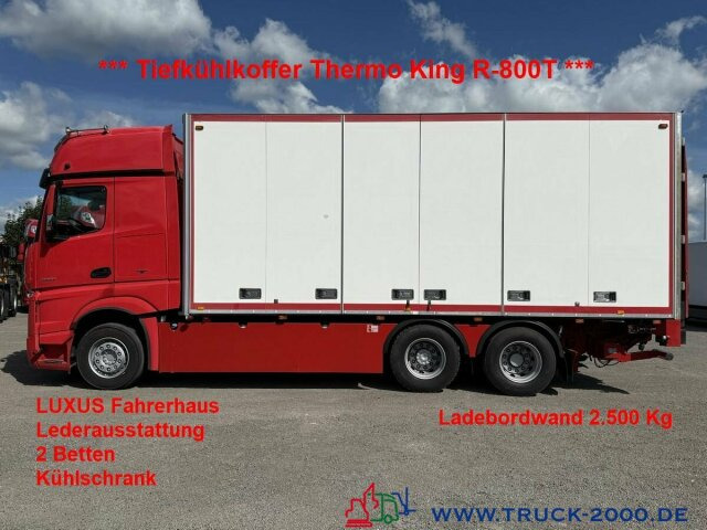 Mercedes-Benz Actros 2663 Tiefkühler Thermo King T-800R + LBW - Frigorífico camión: foto 1 Mercedes-Benz Actros 2663 Tiefkühler Thermo King T-800R + LBW - Frigorífico camión: foto 1