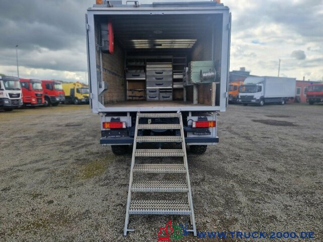 Mercedes-Benz Atego 824 4x4 Ideal Werkstatt-Wohn-Expeditionsmobil - Camión caja cerrada: foto 3 Mercedes-Benz Atego 824 4x4 Ideal Werkstatt-Wohn-Expeditionsmobil - Camión caja cerrada: foto 3