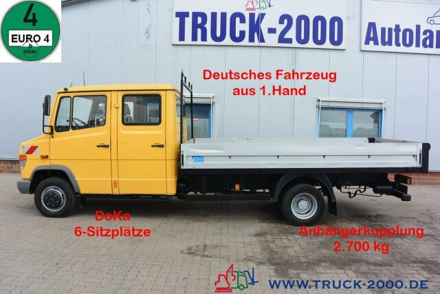 Mercedes-Benz Vario 614 D DoKa 6 Sitze Original nur 152 tkm - Caja abierta furgoneta, Furgoneta combi: foto 1 Mercedes-Benz Vario 614 D DoKa 6 Sitze Original nur 152 tkm - Caja abierta furgoneta, Furgoneta combi: foto 1