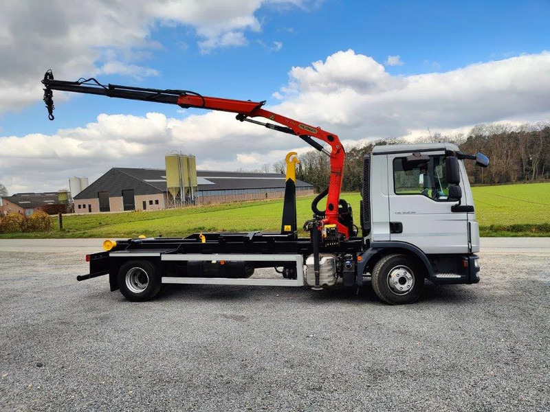 MAN TGL 12.250 Containersysteem Jimeca met kraan Palfinger PK4501 - Multibasculante camión, Camión grúa: foto 4 MAN TGL 12.250 Containersysteem Jimeca met kraan Palfinger PK4501 - Multibasculante camión, Camión grúa: foto 4