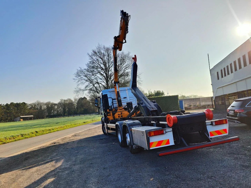 MAN TGX 26.400 6x2 Euro5 Container LEEBUR + Crane Effer 145 - Multibasculante camión, Camión grúa: foto 3 MAN TGX 26.400 6x2 Euro5 Container LEEBUR + Crane Effer 145 - Multibasculante camión, Camión grúa: foto 3