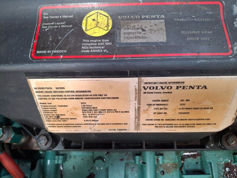 Motor Volvo PENTA D9A2J MH: foto 8 Motor Volvo PENTA D9A2J MH: foto 8