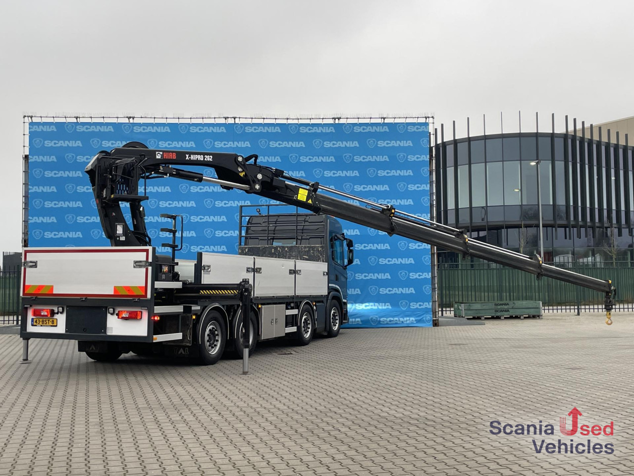 Camión caja abierta, Camión grúa SCANIA G 450 B8x2*6NB DIFF-L HIAB X-HIPRO 262 EP-4: foto 14