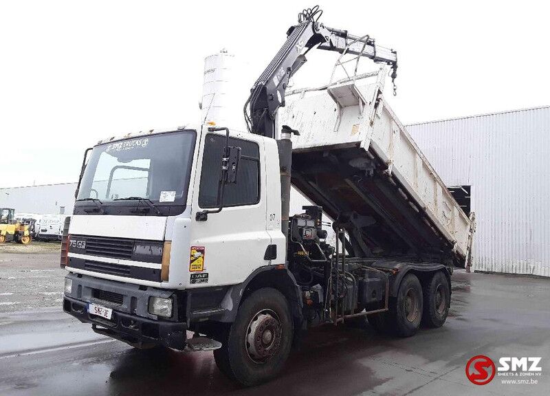 DAF 75 CF 320 hiab 144 2 + remote - Volquete camión, Camión grúa: foto 3 DAF 75 CF 320 hiab 144 2 + remote - Volquete camión, Camión grúa: foto 3