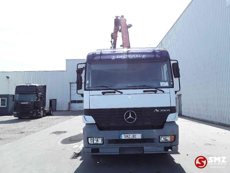 Mercedes-Benz Actros 1831 Atlas Ak140.1A4+remote lames steel 165000km - Camión caja abierta, Camión grúa: foto 2 Mercedes-Benz Actros 1831 Atlas Ak140.1A4+remote lames steel 165000km - Camión caja abierta, Camión grúa: foto 2