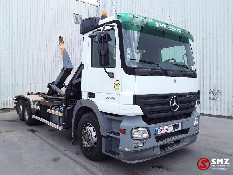 Mercedes-Benz Actros 2544 hiab 102.2 remote hook retarder - Portacontenedore/ Intercambiable camión, Camión grúa: foto 1 Mercedes-Benz Actros 2544 hiab 102.2 remote hook retarder - Portacontenedore/ Intercambiable camión, Camión grúa: foto 1