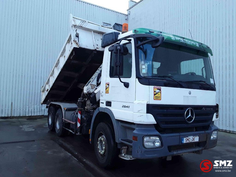 Mercedes-Benz Actros 2641 Atlas 135.2A2 - Volquete camión, Camión grúa: foto 1 Mercedes-Benz Actros 2641 Atlas 135.2A2 - Volquete camión, Camión grúa: foto 1