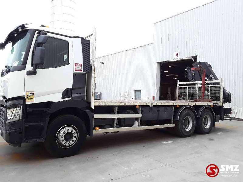 Renault C 380 hiab 188-3 remote - Camión caja abierta, Camión grúa: foto 5 Renault C 380 hiab 188-3 remote - Camión caja abierta, Camión grúa: foto 5