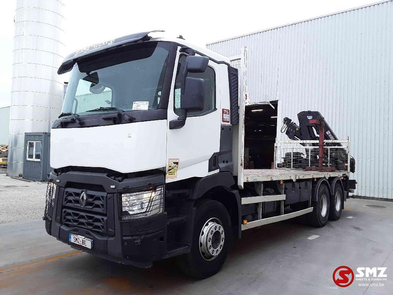 Renault C 380 hiab 188-3 remote - Camión caja abierta, Camión grúa: foto 3 Renault C 380 hiab 188-3 remote - Camión caja abierta, Camión grúa: foto 3