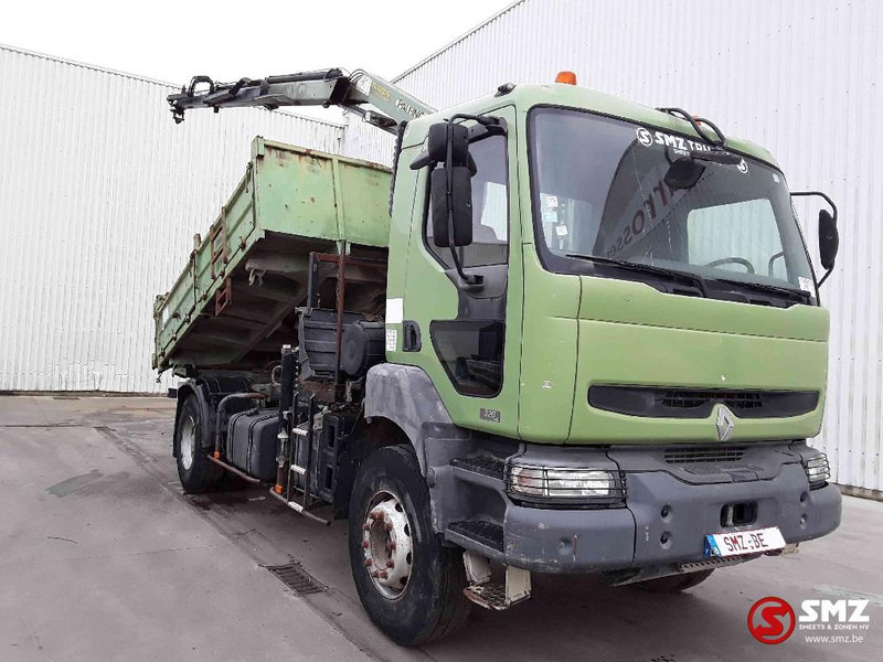 Renault Kerax 320 palfinger pk 1000-remote - Volquete camión, Camión grúa: foto 1 Renault Kerax 320 palfinger pk 1000-remote - Volquete camión, Camión grúa: foto 1