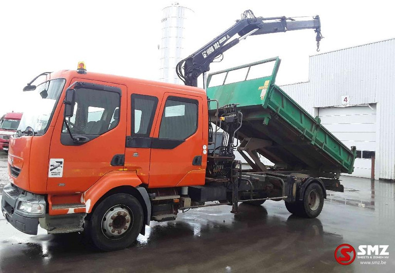 Renault Midlum 210 Hiab 102 manual pump - Volquete camión, Camión grúa: foto 5 Renault Midlum 210 Hiab 102 manual pump - Volquete camión, Camión grúa: foto 5