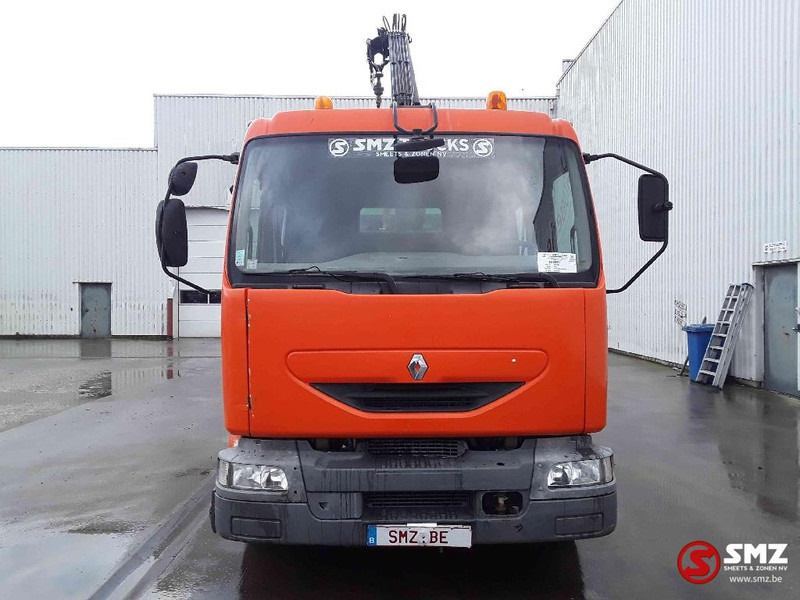 Renault Midlum 210 Hiab 102 manual pump - Volquete camión, Camión grúa: foto 2 Renault Midlum 210 Hiab 102 manual pump - Volquete camión, Camión grúa: foto 2