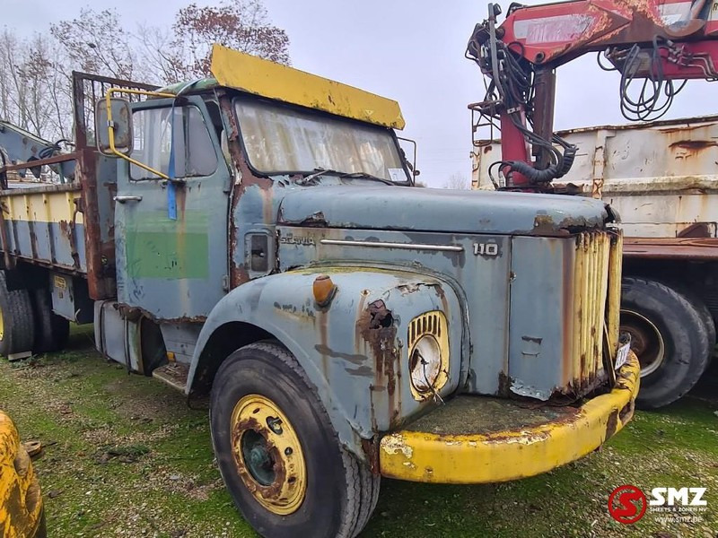 Scania 110 rotten-not running - Camión caja abierta, Camión grúa: foto 1 Scania 110 rotten-not running - Camión caja abierta, Camión grúa: foto 1