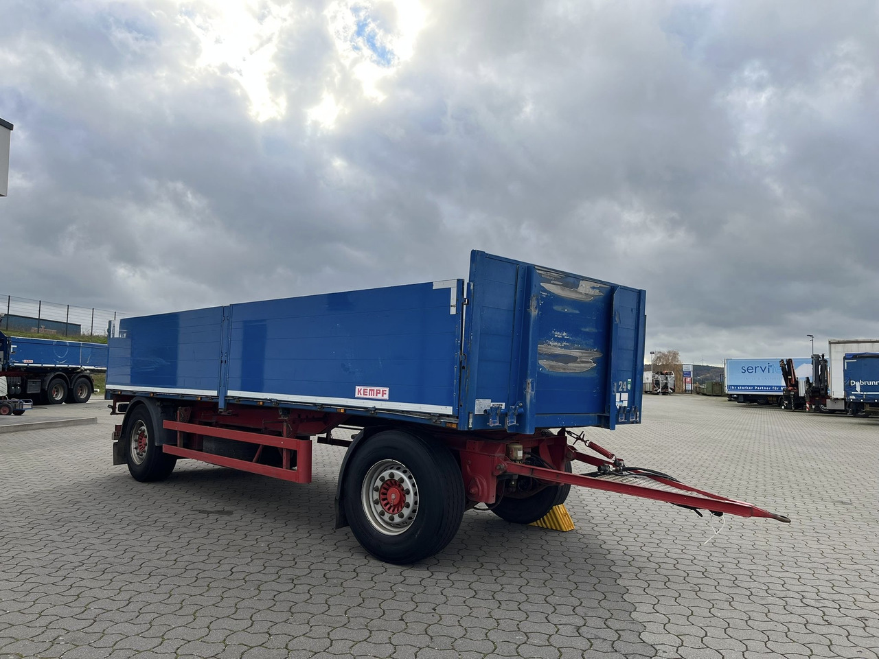 Kempf PA18 Baustoff Unfall Fahrbereit - Remolque plataforma/ Caja abierta: foto 4 Kempf PA18 Baustoff Unfall Fahrbereit - Remolque plataforma/ Caja abierta: foto 4