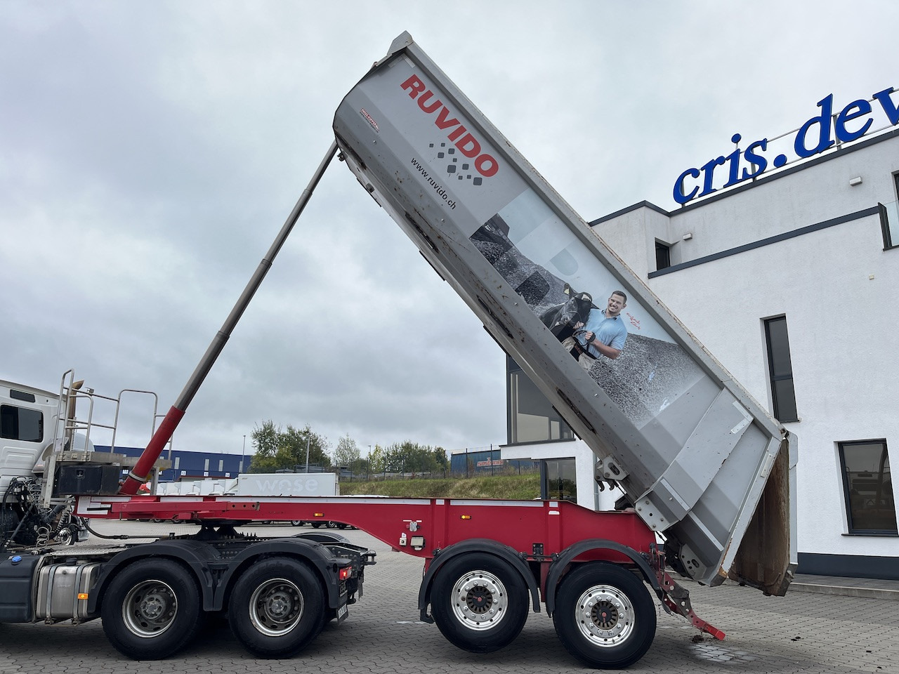 Volquete semirremolque Langendorf SKS-HS 18/29  Kippauflieger Stahlmulde Liftachse: foto 11