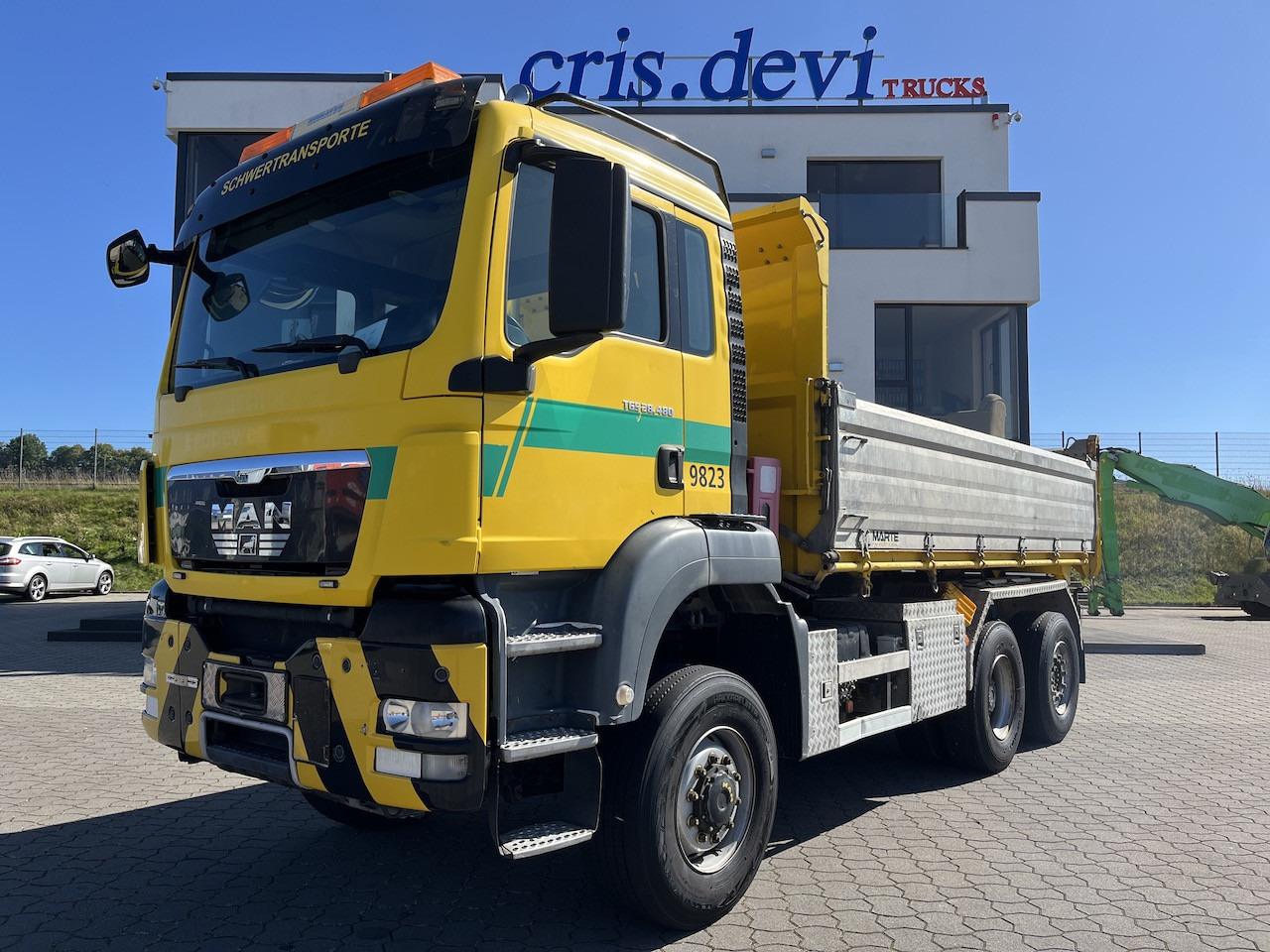 MAN TGS 28.480 6x4 4x4 Dreiseitenkipper Allrad Liftachse - Volquete camión: foto 1 MAN TGS 28.480 6x4 4x4 Dreiseitenkipper Allrad Liftachse - Volquete camión: foto 1