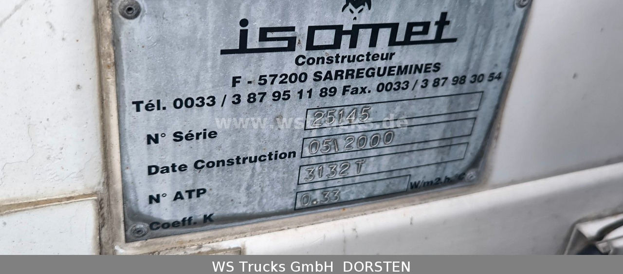 MAN 18.340 Isomet Rohrbahn ( ohne Kühlmaschine ) - Frigorífico camión: foto 4 MAN 18.340 Isomet Rohrbahn ( ohne Kühlmaschine ) - Frigorífico camión: foto 4