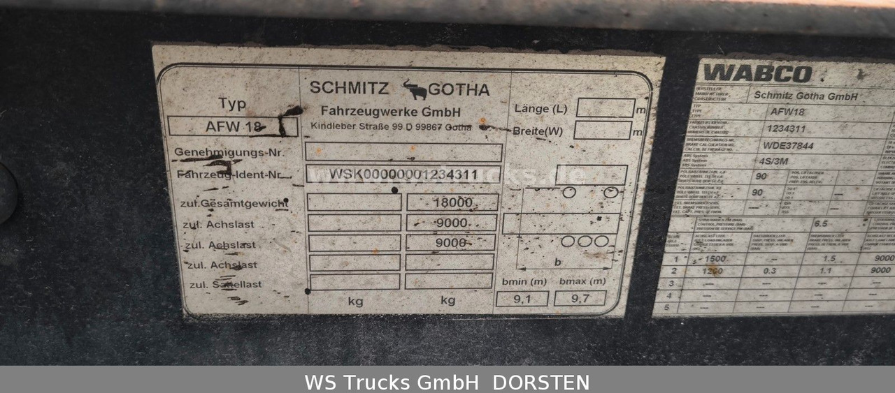 Schmitz Cargobull BDF Wechselbrücke AFW 18 - Portacontenedore/ Intercambiable remolque: foto 5 Schmitz Cargobull BDF Wechselbrücke AFW 18 - Portacontenedore/ Intercambiable remolque: foto 5