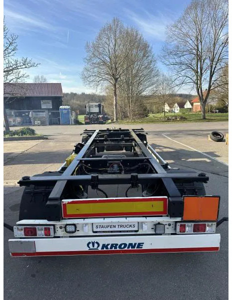 Krone 10 x Jumbo Lafette deutsche Anh. TÜV NEU! 10 x Jumbo Lafette deutsche Anh. TÜV NEU! - Portacontenedore/ Intercambiable remolque: foto 4 Krone 10 x Jumbo Lafette deutsche Anh. TÜV NEU! 10 x Jumbo Lafette deutsche Anh. TÜV NEU! - Portacontenedore/ Intercambiable remolque: foto 4