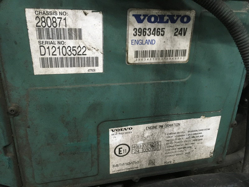 Maquinaria de construcción Volvo D12A 420 FOR PARTS: foto 6