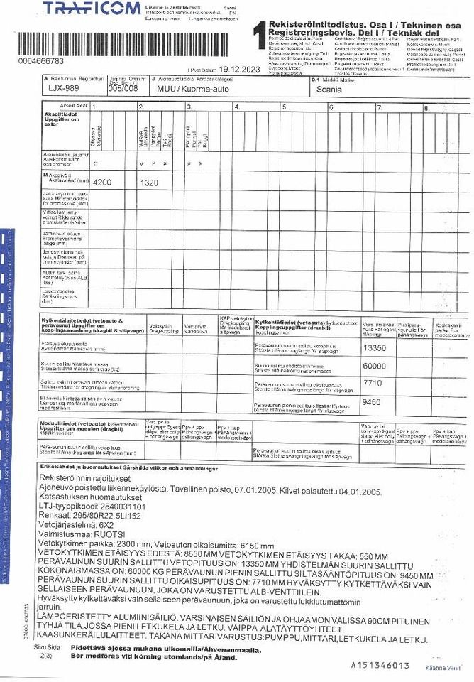 Chasis camión Scania R 142: foto 31