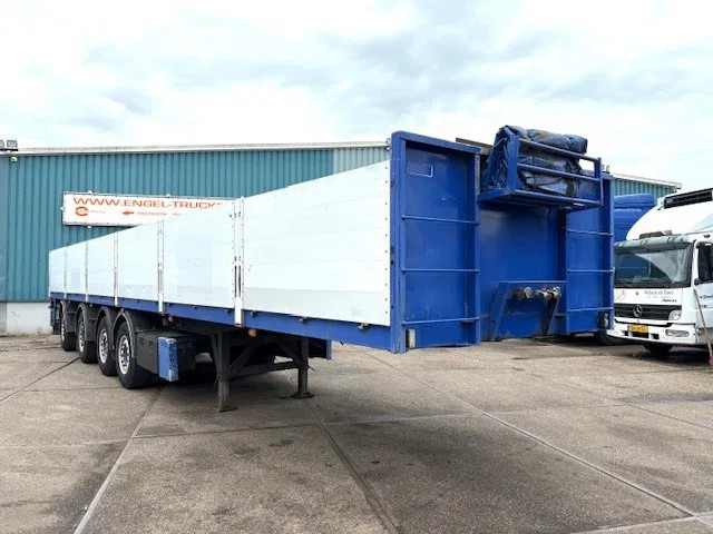 Kwb KWB P-504-STI-H 4-AXLE FLATBED TRAILER (SAF AXLES / 2x STEERING AXLE / 2x LIFT-AXLE / ALUMINIUM SIDE BORDS /ABS-EBS) - Semirremolque plataforma/ Caja abierta: foto 2 Kwb KWB P-504-STI-H 4-AXLE FLATBED TRAILER (SAF AXLES / 2x STEERING AXLE / 2x LIFT-AXLE / ALUMINIUM SIDE BORDS /ABS-EBS) - Semirremolque plataforma/ Caja abierta: foto 2