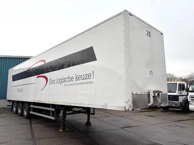 Pacton / JUMBO 3-AXLE CLOSED BOX WITH FULL STEEL CHASSIS (BPW-AXLES / DRUM BRAKES / ABS BRAKE SYSTEM / 13.60 METER) - Caja cerrada semirremolque: foto 2 Pacton / JUMBO 3-AXLE CLOSED BOX WITH FULL STEEL CHASSIS (BPW-AXLES / DRUM BRAKES / ABS BRAKE SYSTEM / 13.60 METER) - Caja cerrada semirremolque: foto 2