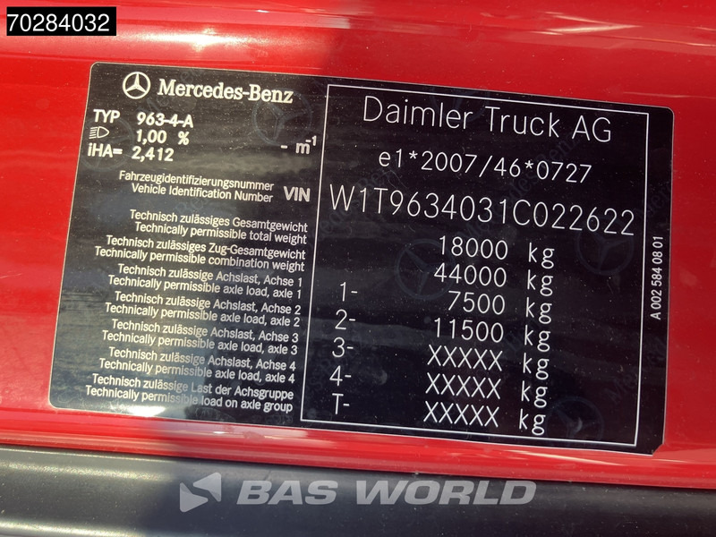 Mercedes-Benz Actros 1845 Actros 4X2 PPC - Cabeza tractora: foto 5 Mercedes-Benz Actros 1845 Actros 4X2 PPC - Cabeza tractora: foto 5