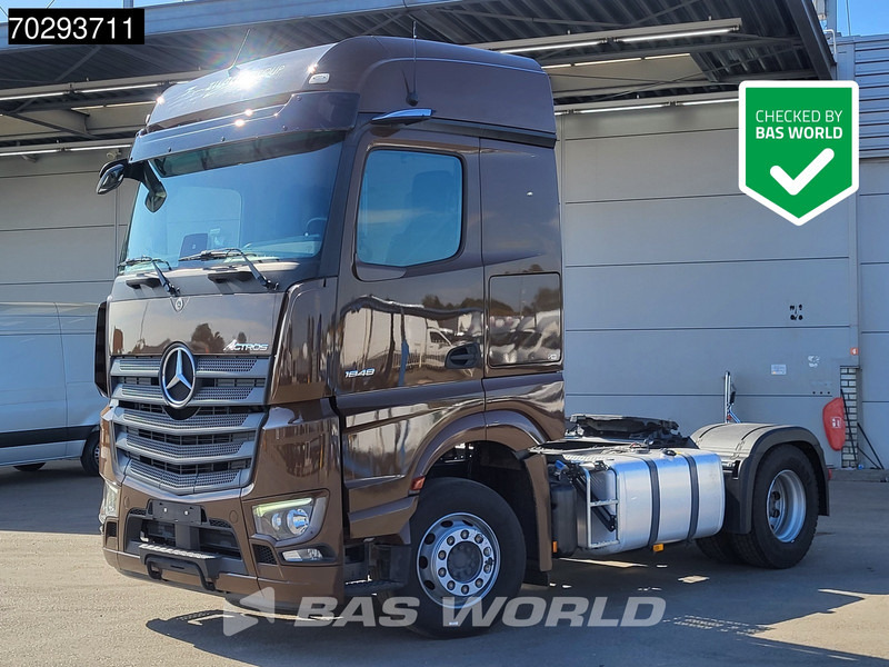 Cabeza tractora Mercedes-Benz Actros 1848 4X2 BigSpace Retarder 2x Tanks Standairco MirrorCam Navi ACC Euro 6: foto 1