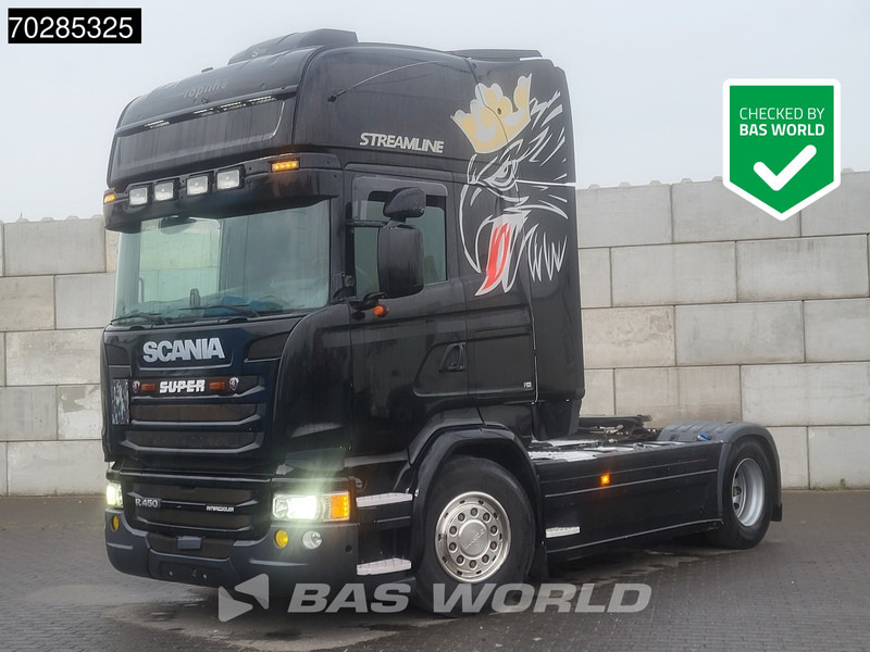 Scania R450 R 4X2 2xTanks Full-Air Retarder Standklima Hydraulik ACC - Cabeza tractora: foto 1 Scania R450 R 4X2 2xTanks Full-Air Retarder Standklima Hydraulik ACC - Cabeza tractora: foto 1