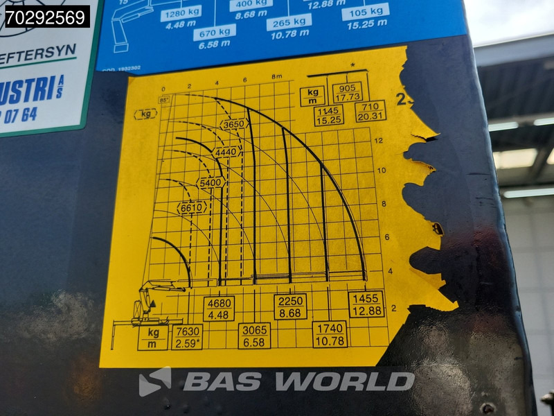 Cabeza tractora Volvo FH13 440 6X2 EFFER 250/4S Crane Automatic Euro 6: foto 19